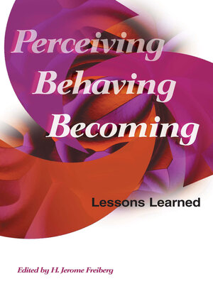 cover image of Perceiving, Behaving, Becoming